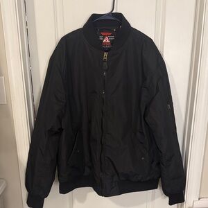Aspire Classic Black Bomber Jacket